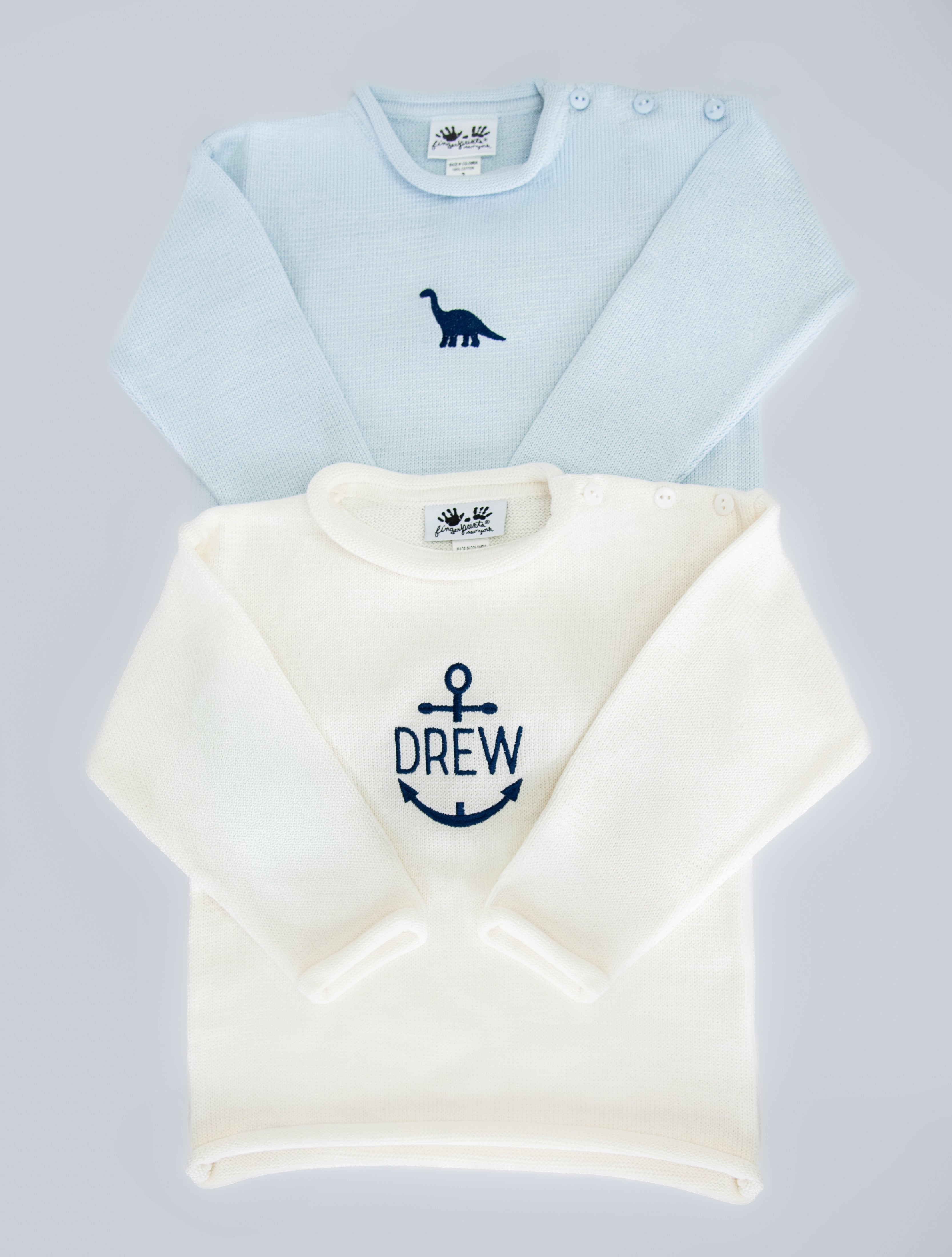 Knit Rolled Edge Pullover