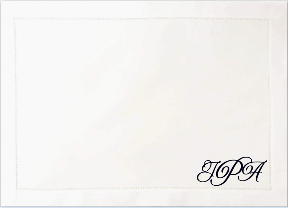 Pure Cotton Placemats, Set of 4