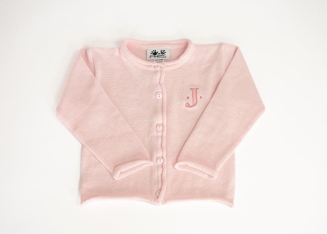 Knit Rolled Edge Cardigan