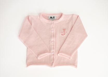Knit Rolled Edge Cardigan