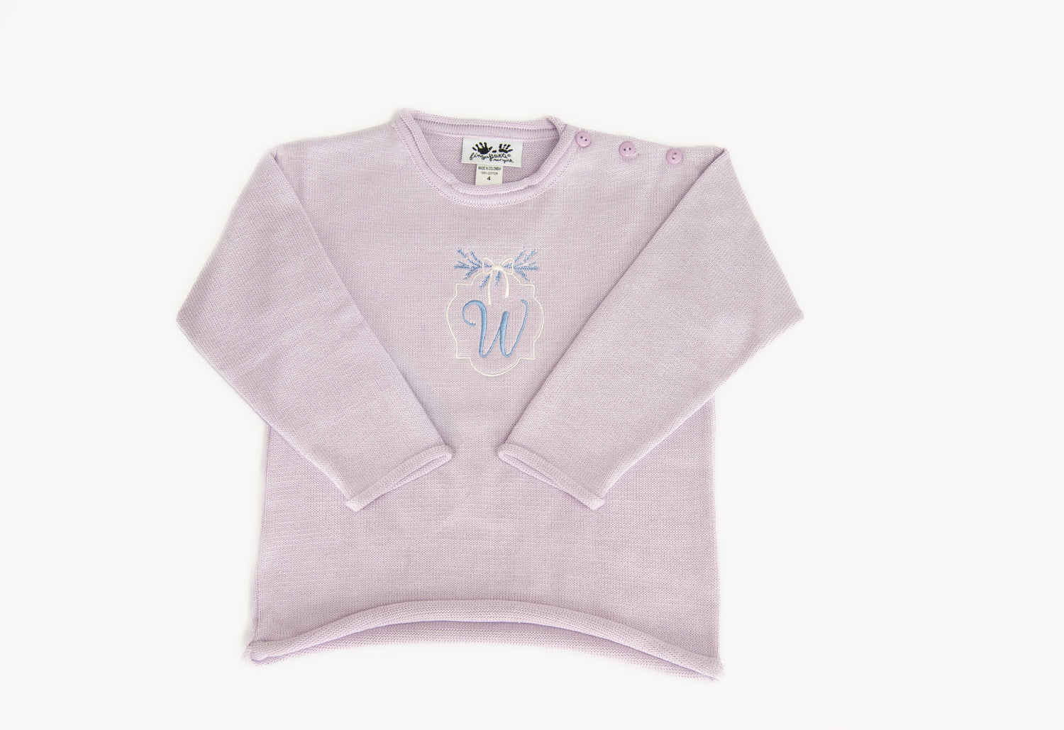 Knit Rolled Edge Pullover