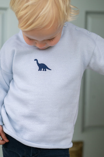 Knit Rolled Edge Pullover