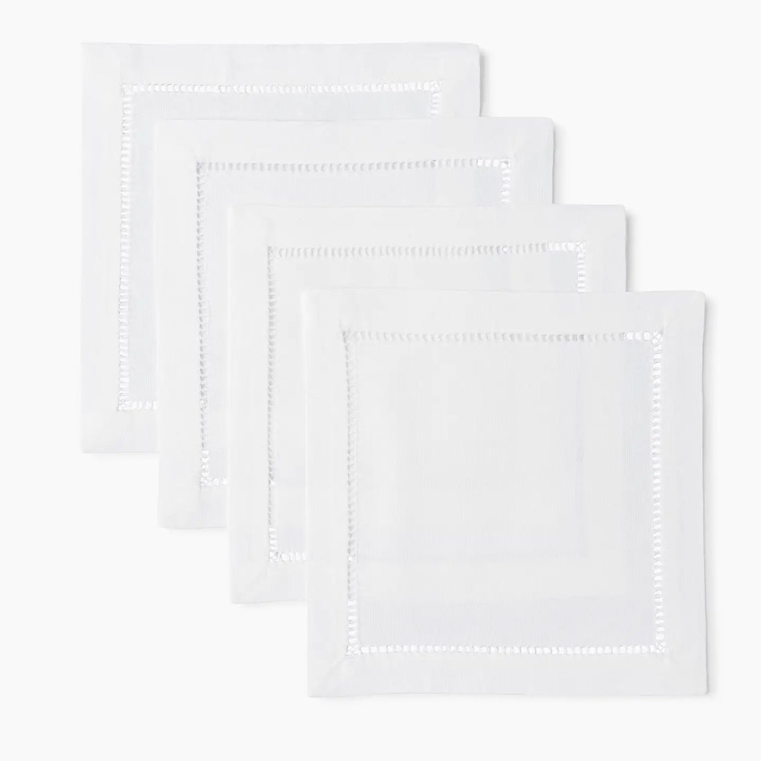 Heirloom Estate Linen Cocktail Napkins, Set of 4