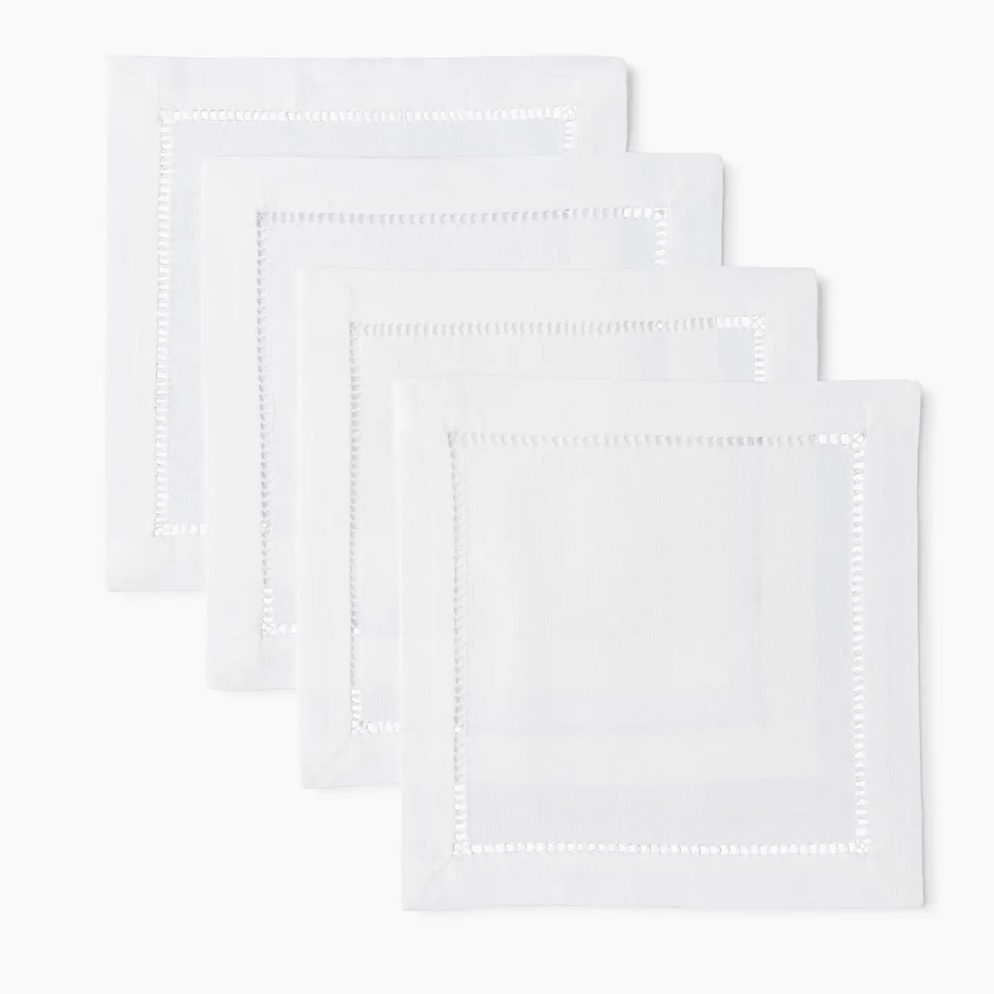 Heirloom Estate Linen Cocktail Napkins, Set of 4
