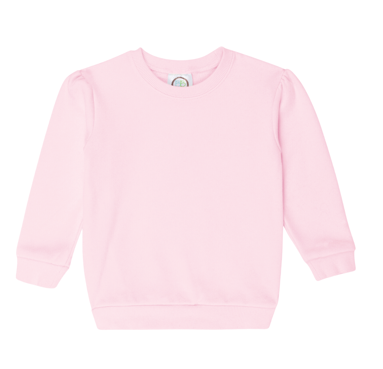 Girls Puff Sleeve Sweatshirt