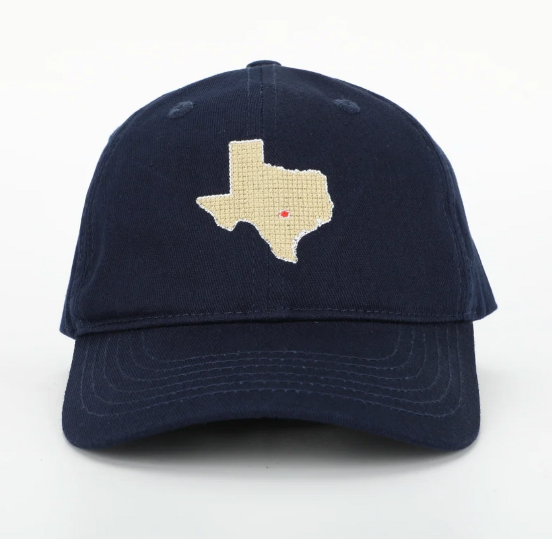 Little Kideauxs Needlepoint Texas Hat