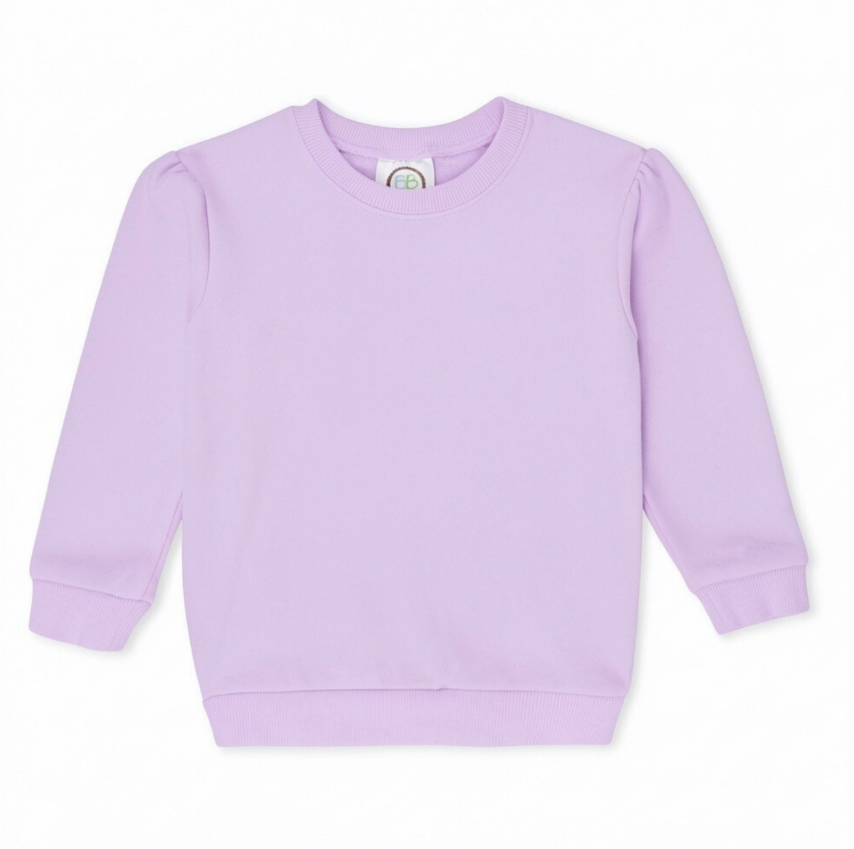 Girls Puff Sleeve Sweatshirt